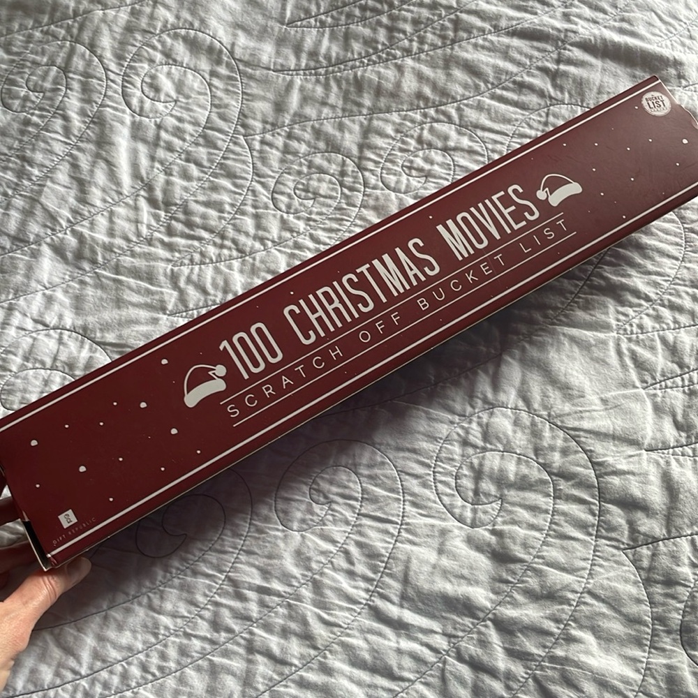 NIP 100 Christmas Movies Scratch Off Bucket List